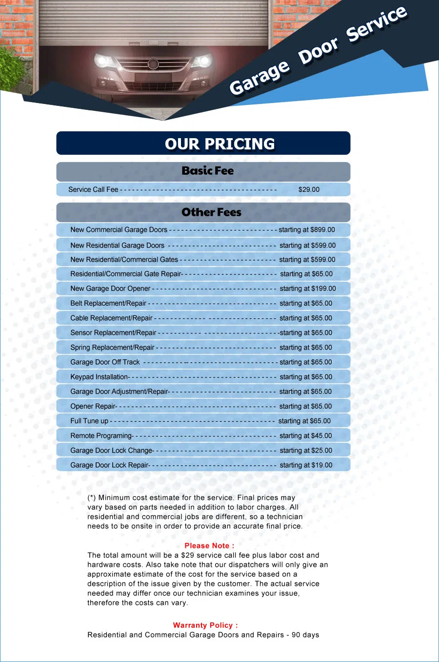 Eagle Garage Door Service Hutto, TX 512-713-1019